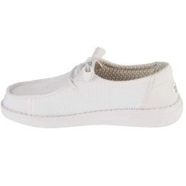Moteriški pusbačiai Hey Dude Wendy Stretch Sox, balti