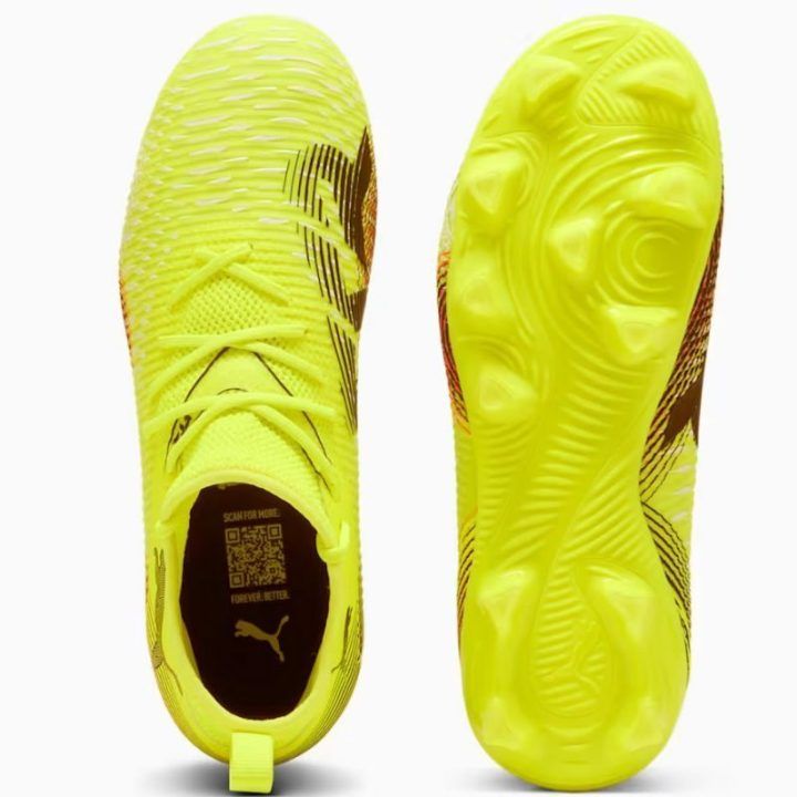Vaikiški futbolo bateliai Puma Future 8 Match, geltoni