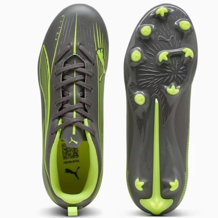 Vaikiški futbolo bateliai Puma Ultra 5 Play FG/AG, pilki