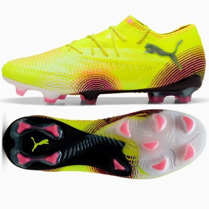 Vyriški futbolo bateliai FG Puma Future 8 Ultimate Low, geltoni