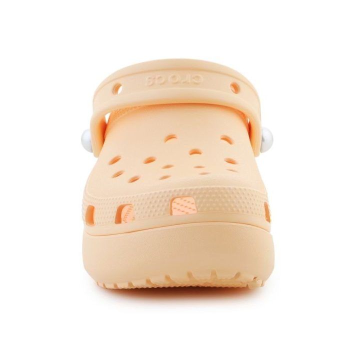 Moteriškos klumpės su perliniu paviršiumi Crocs, auksinės