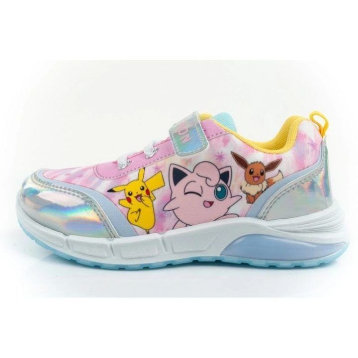 Batai mergaitėms su lipuku ir Pokémon motyvu Leomil