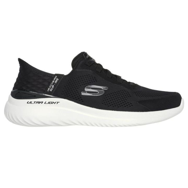 Vyriški įspiriami sportbačiai Skechers Bounder 2.0, juodi ir balti