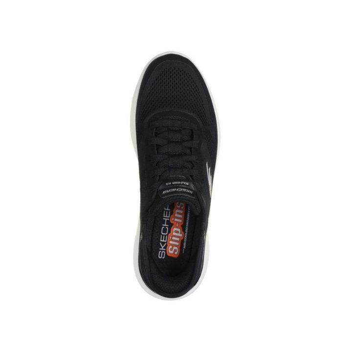 Vyriški įspiriami sportbačiai Skechers Bounder 2.0, juodi ir balti