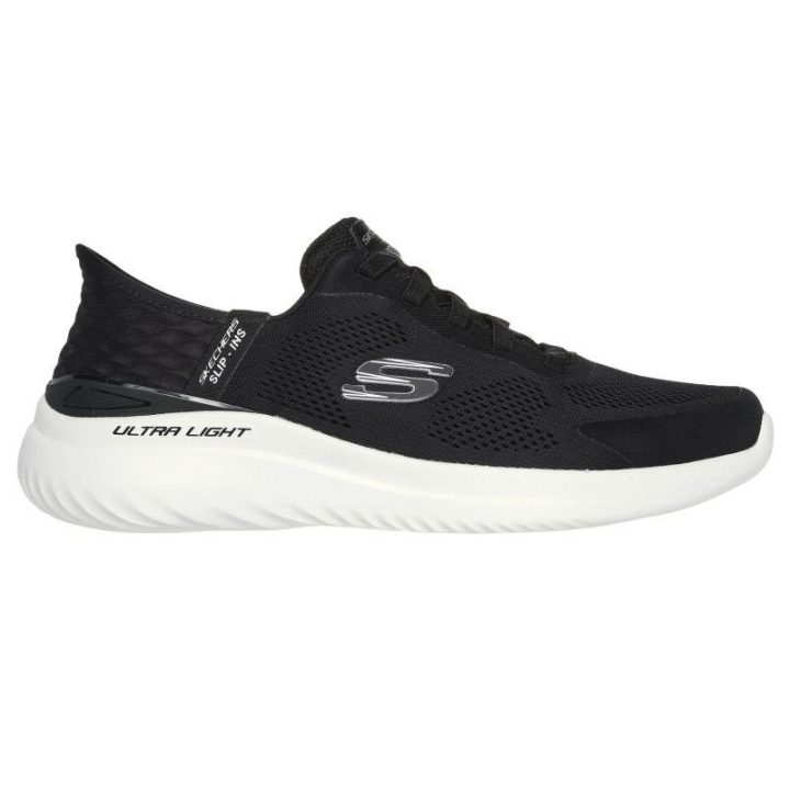 Vyriški įspiriami sportbačiai Skechers Bounder 2.0, juodi ir balti