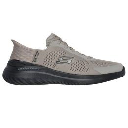 Vyriški įspiriami sportbačiai Skechers Bounder 2.0, rusvai pilki ir juodi