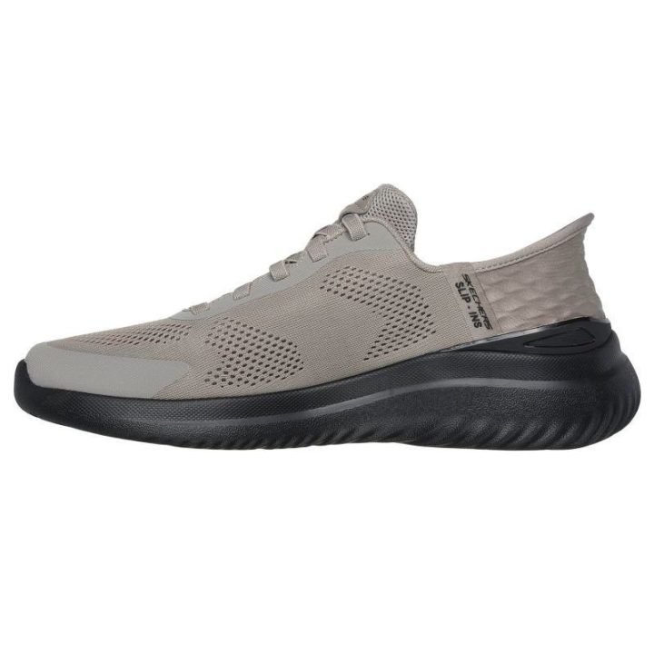 Vyriški įspiriami sportbačiai Skechers Bounder 2.0, rusvai pilki ir juodi