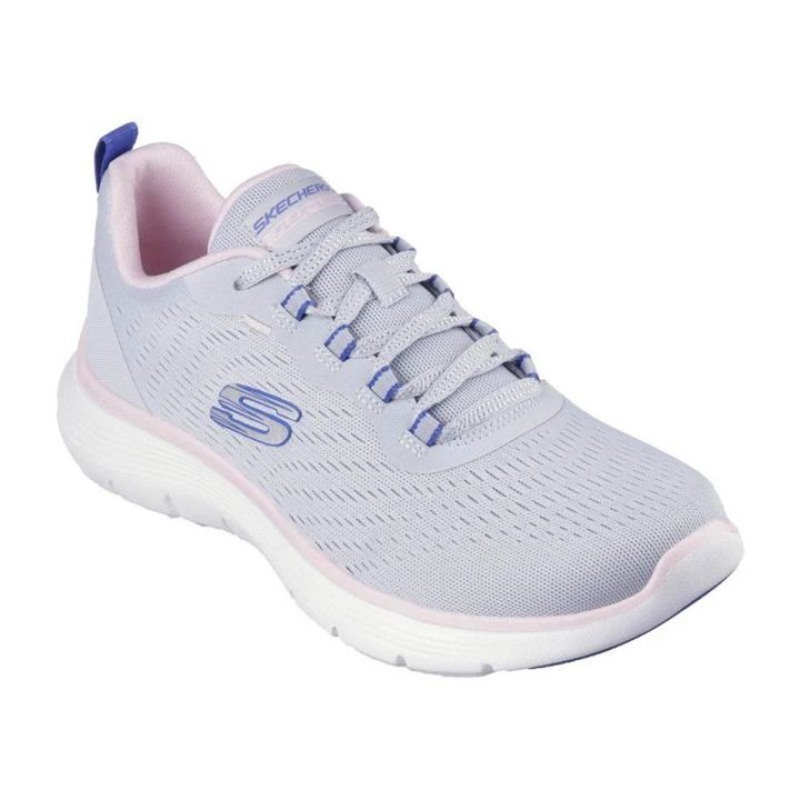 Moteriški sportbačiai Skechers Flex Appeal 5.0, pilki ir įvairiaspalviai