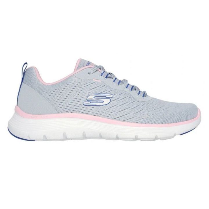 Moteriški sportbačiai Skechers Flex Appeal 5.0, pilki ir įvairiaspalviai