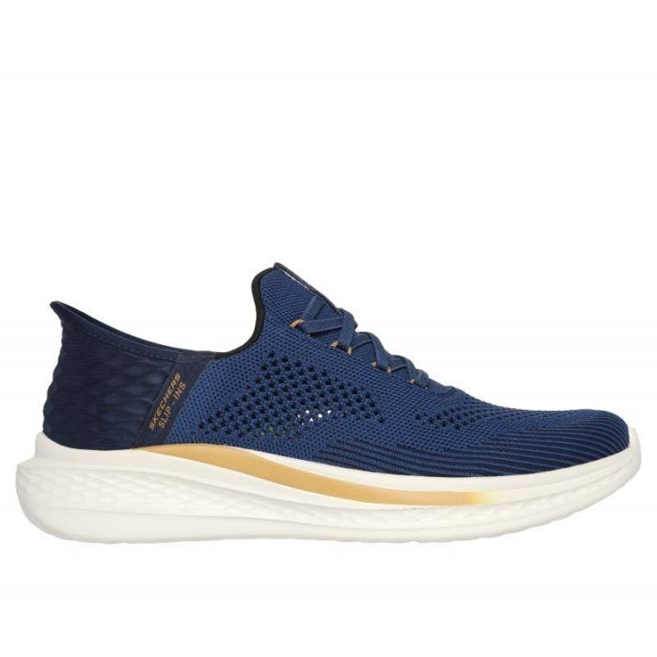 Vyriški sportbačiai Skechers Slade Quinto, tamsiai mėlyni