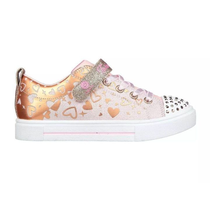 Vaikiški sportbačiai Skechers Twinkle Sparks, rožiniai ir aukso