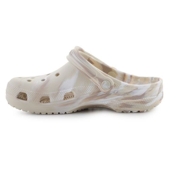 Moteriškos klumpės Crocs Classic Marbled, baltos ir įvairiaspalvės