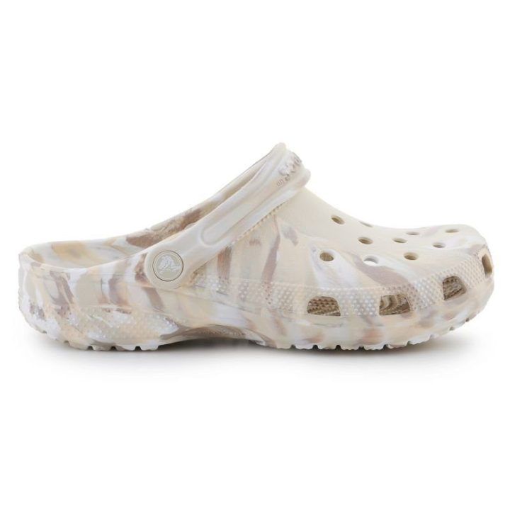 Moteriškos klumpės Crocs Classic Marbled, baltos ir įvairiaspalvės