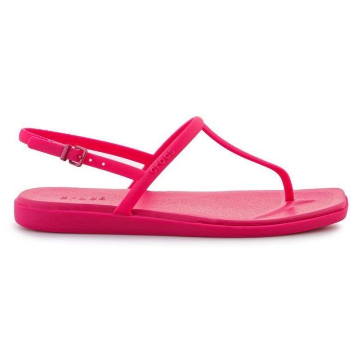 Moteriškos šlepetės per pirštą Crocs Miami Thong Flip, rožinės