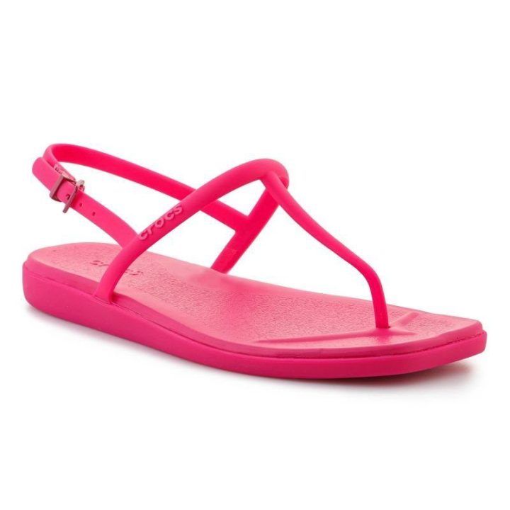 Moteriškos šlepetės per pirštą Crocs Miami Thong Flip, rožinės
