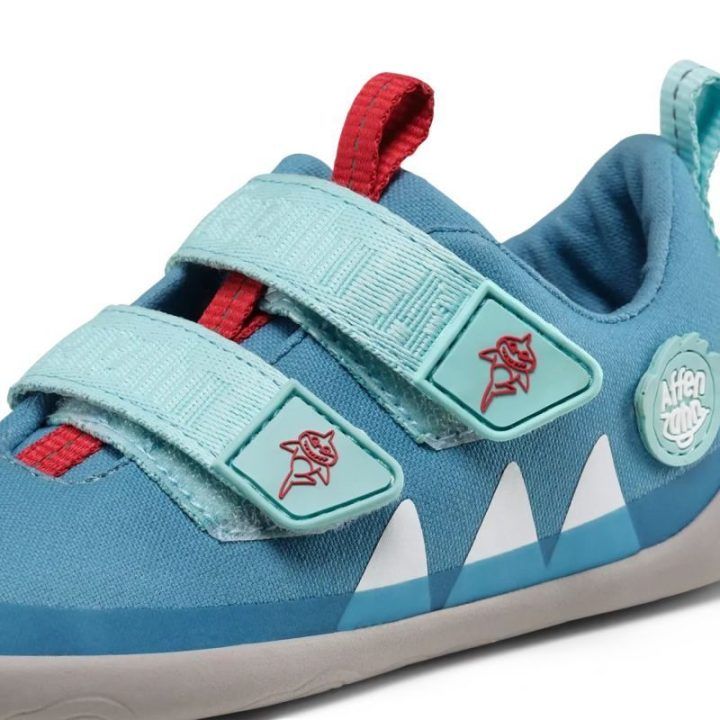 Vaikiški medvilniniai batai su ryklio motyvu Affenzahn Lucky Shark