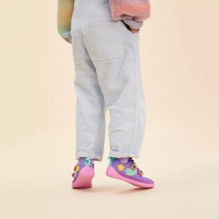Vaikiški medvilniniai batai Affenzahn Lucky Creative Toucan