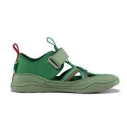 Vaikiškos barefoot tipo basutės su lipukais Affenzahn Breezy Frog