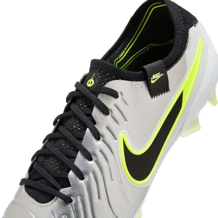 Vyriški žemo profilio futbolo bateliai Nike Tiempo Legend 10 Elite, sidabro