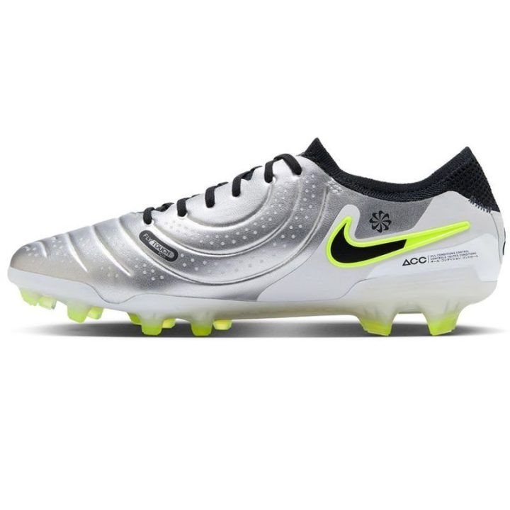 Vyriški žemo profilio futbolo bateliai Nike Tiempo Legend 10 Elite, sidabro