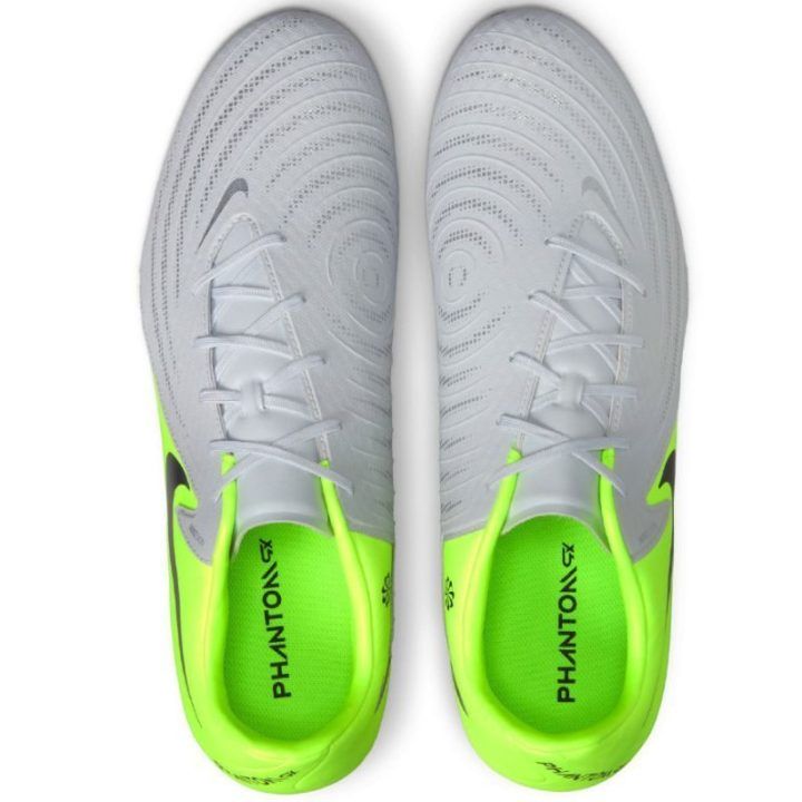 Vyriški futbolo bateliai Nike Phantom GTX II Academy SG-Pro AC, pilkai žali
