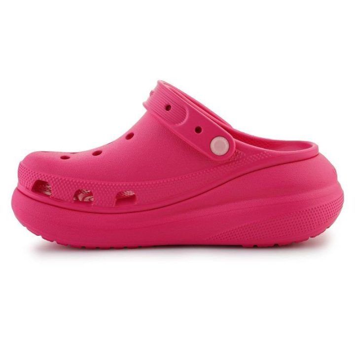 Moteriškos klumpės su paaukštintu padu Crocs Classic Crush, rožinės