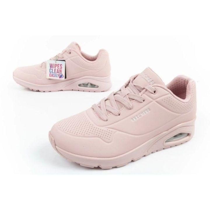 Moteriški sportiniai bateliai Skechers Uno-Stand on Air, šviesiai rožiniai