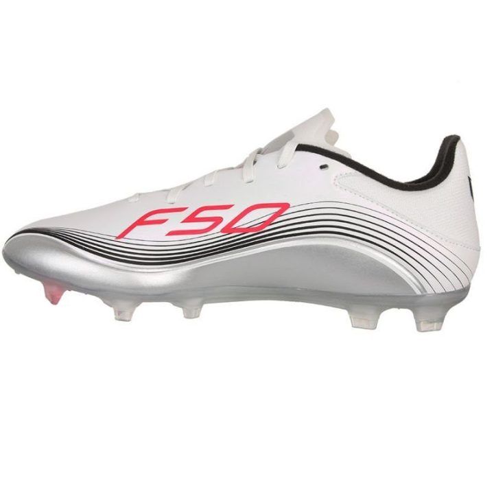 Vyriški futbolo bateliai adidas F50 Messi League FG/MG, balti