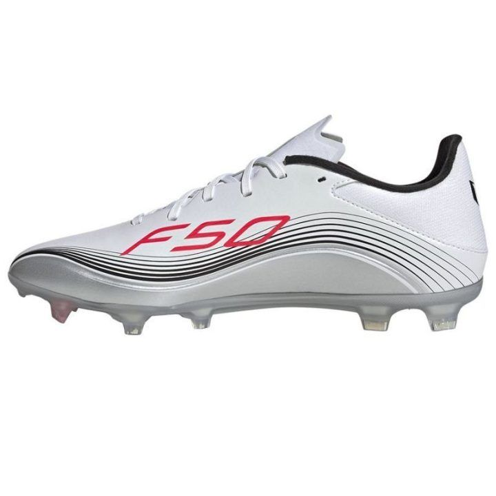 Vyriški futbolo bateliai adidas F50 Messi League FG/MG, balti