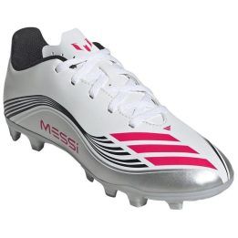 Vaikiški futbolo bateliai adidas F50 Messi Club, balti