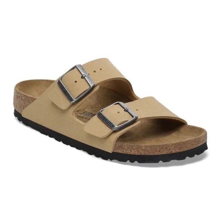 Moteriškos šlepetės Birkenstock Arizona BS, kreminės