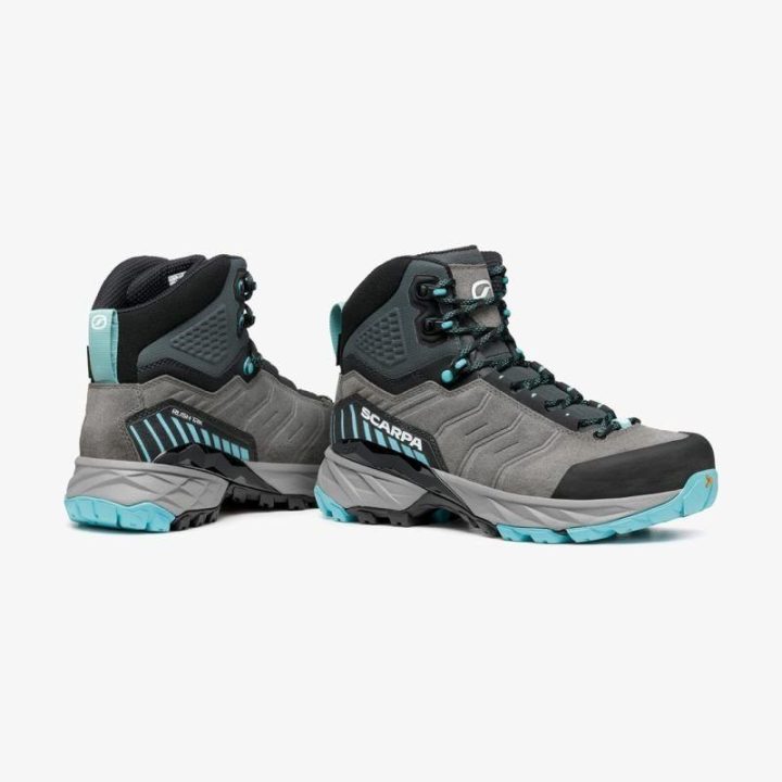 Moteriški žygio batai Scarpa Rush TRK GTX, pilki ir žydri