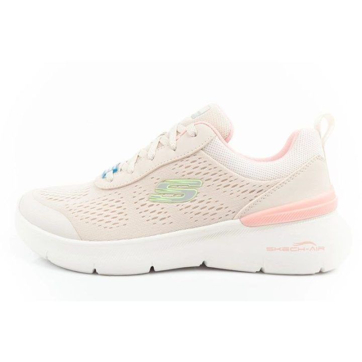 Moteriški sportbačiai Skechers Air Dynamight 2.0, smėlio ir rožiniai