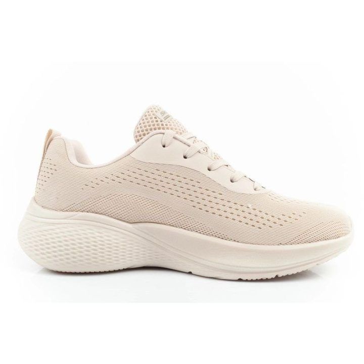 Moteriški sportbačiai su 3 cm kulnu Skechers Bobs Sport Infinity, smėlio