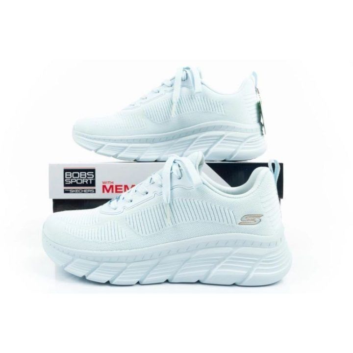 Moteriški sportbačiai Skechers Bobs B Flex, mėlyni