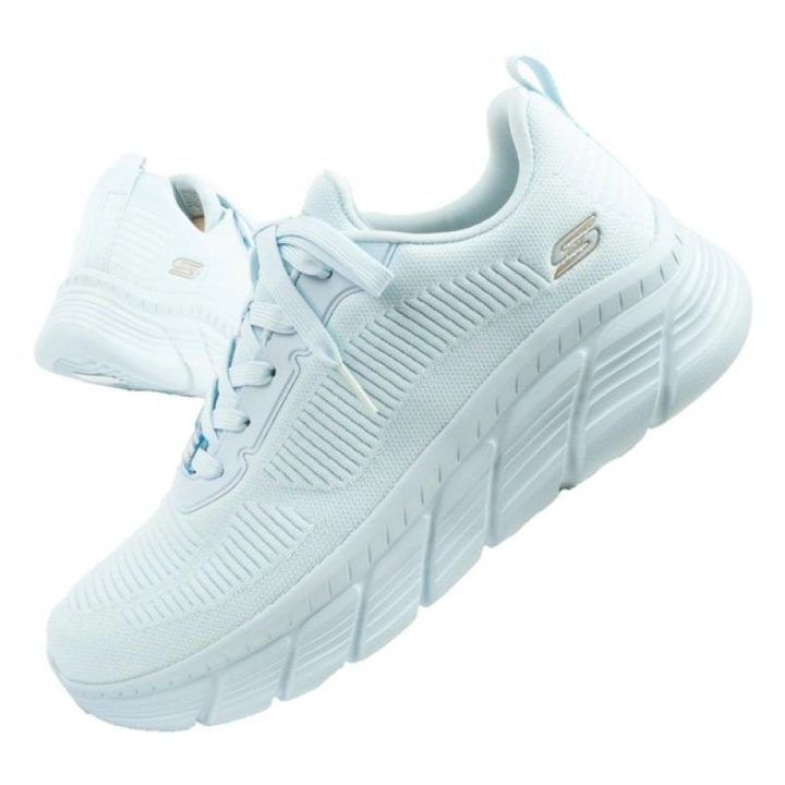 Moteriški sportbačiai Skechers Bobs B Flex, mėlyni
