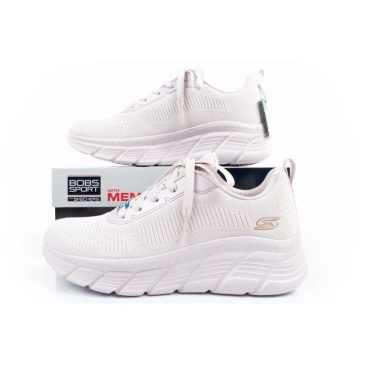 Moteriški sportbačiai Skechers Bobs B Flex, violetiniai
