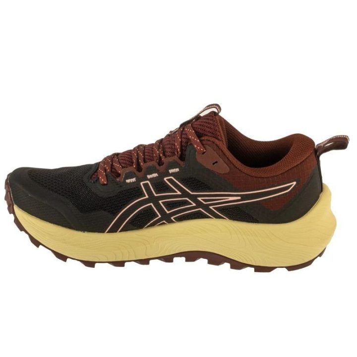 Moteriški bėgimo bekele bateliai Asics Trabuco Terra 3, juodi