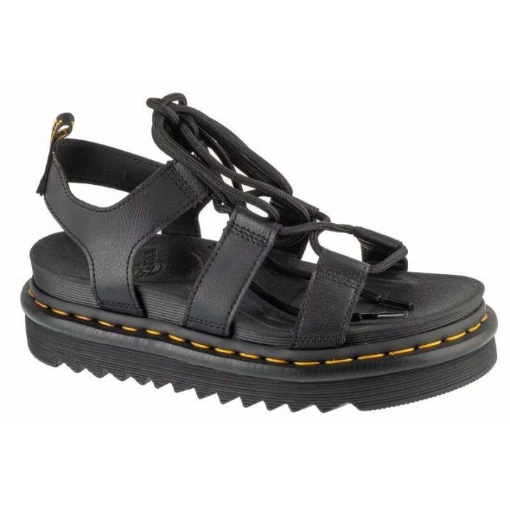 Moteriškos basutės su platforma Dr. Martens Nartilla, juodos