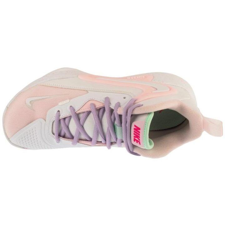 Tinklinio ir rankinio sportbačiai Nike HyperSet 2 SE, baltos ir rožinės spalvos