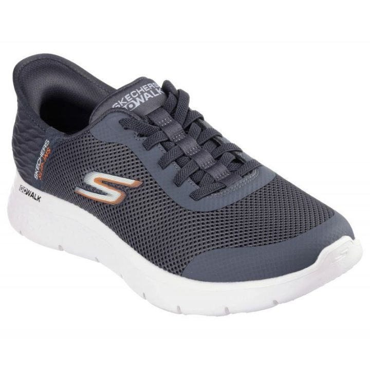 Vyriški įspiriami sportbačiai Skechers Go Walk Flex Hands Up, pilki