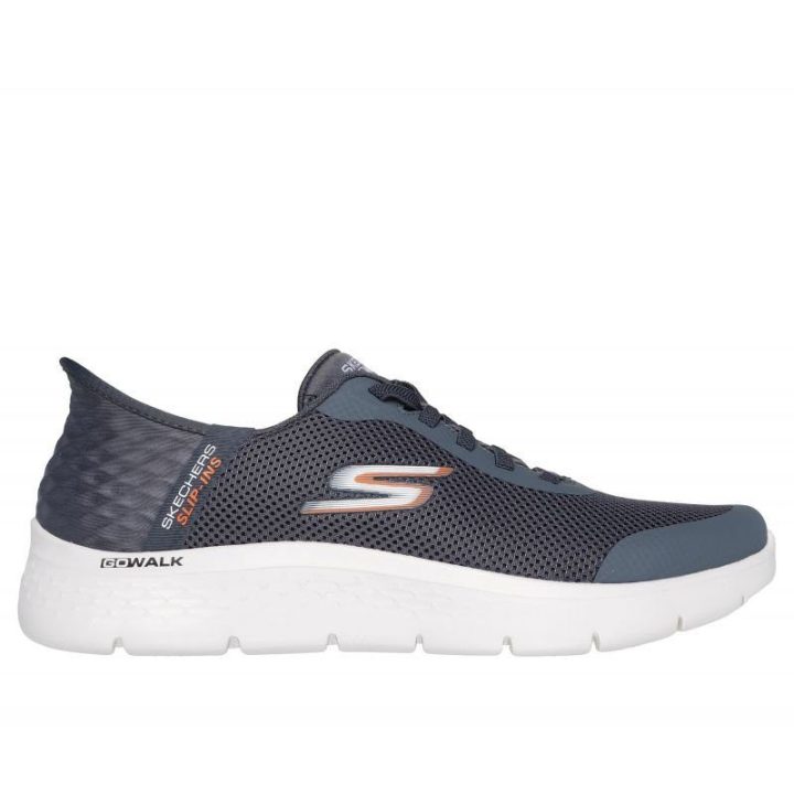 Vyriški įspiriami sportbačiai Skechers Go Walk Flex Hands Up, pilki