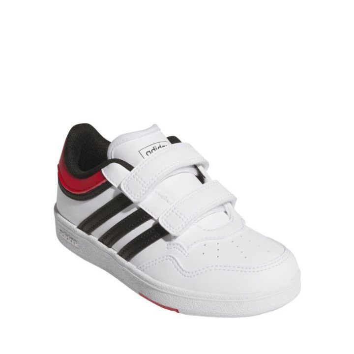 Vaikiški sportbačiai su dviem lipukais adidas Hoops 4.0