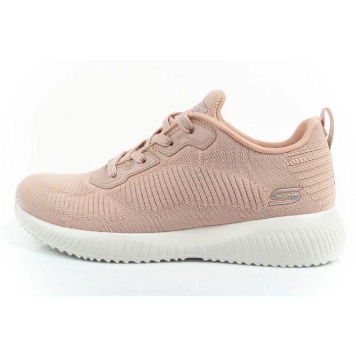 Moteriški sportbačiai Skechers Bobs Squad-Tough Talk, kūno spalvos