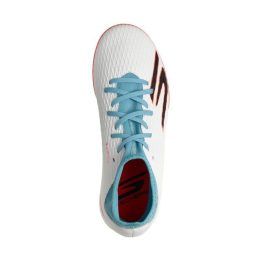 Futbolo bateliai berniukams aukštesnio profilio Skechers SKX_2, balti