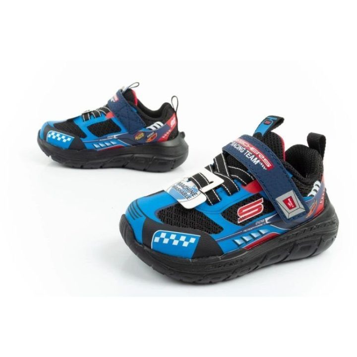 Sportbačiai berniukams su lipukais Skechers Skech Tracks