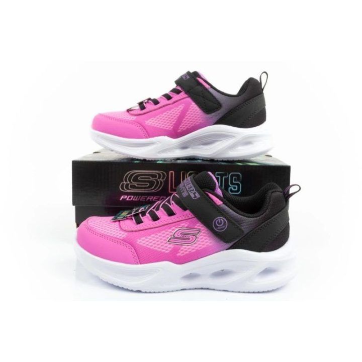 Sportbačiai mergaitėms su LED lemputėmis Skechers S Lights