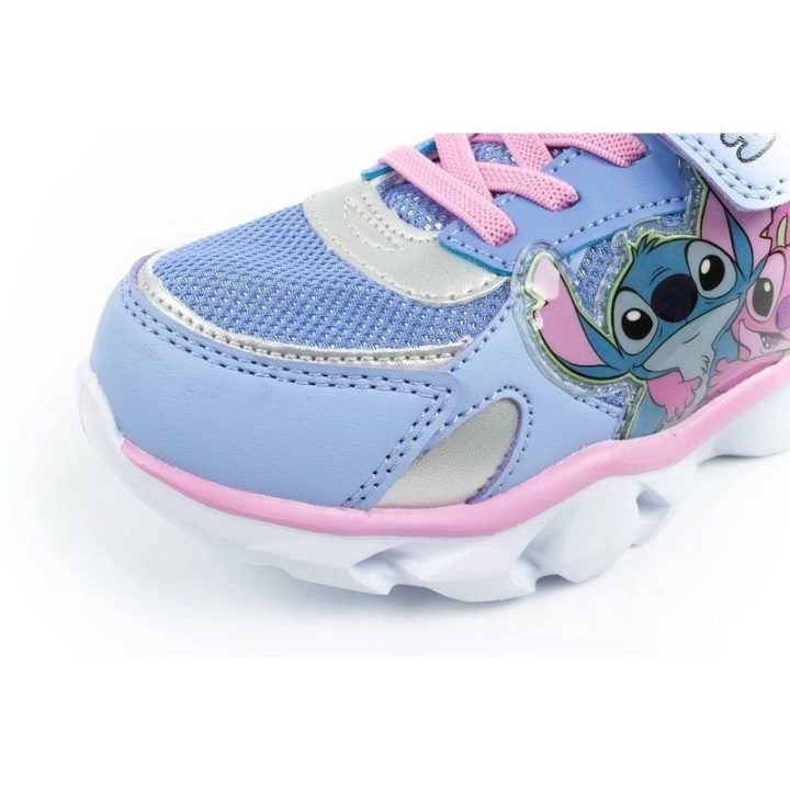 Vaikiški sportbačiai su lipuku ir LED Leomil Stitch
