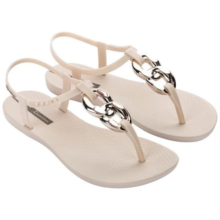 Moteriškos lengvos šlepetės per pirštą Ipanema Sandal Class, smėlio