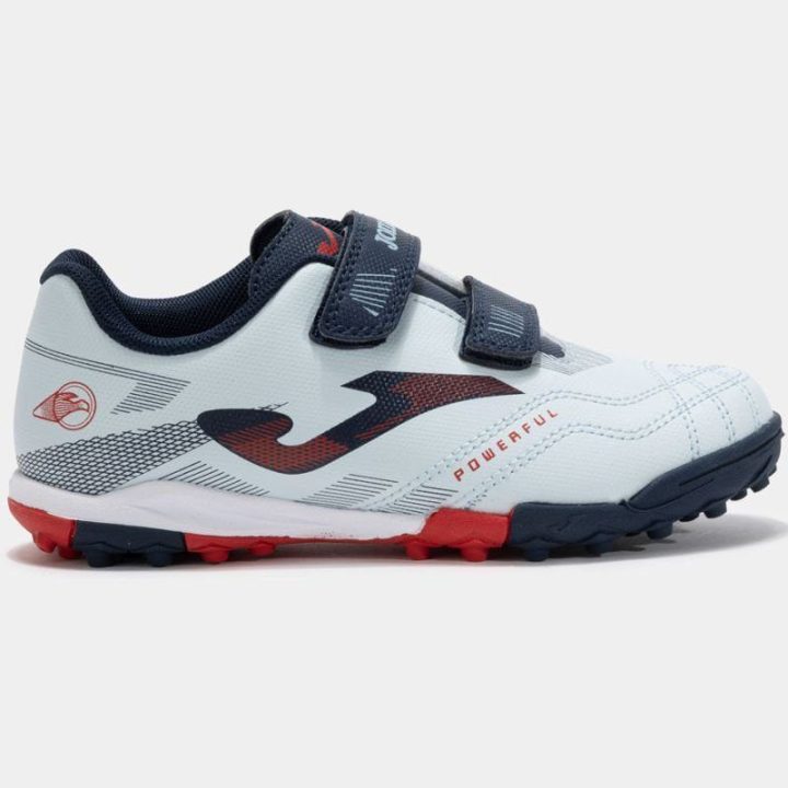 Vaikiški futbolo bateliai su lipukais Joma Powerful 2505, balti